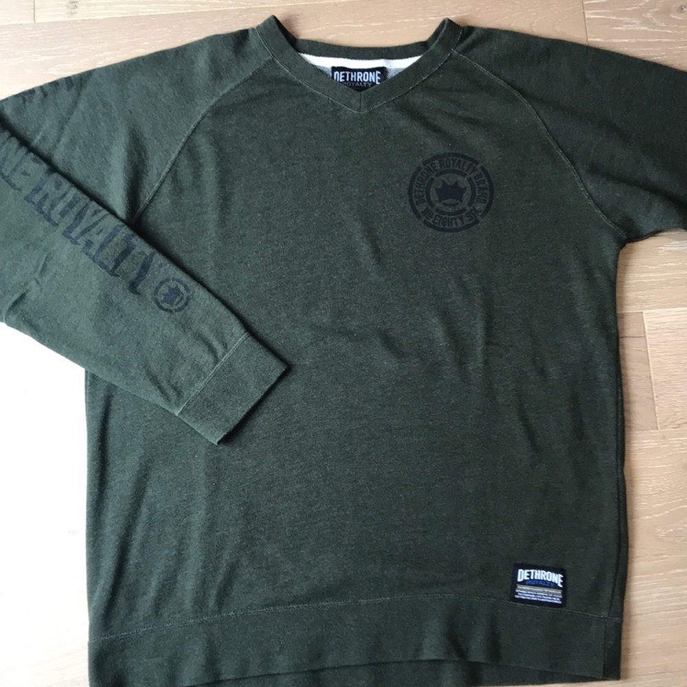 *SOLD* Dethrone Royalty Long Sleeve V-Neck Sweater